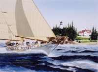Rounding Owlshead Lighthouse, Maine